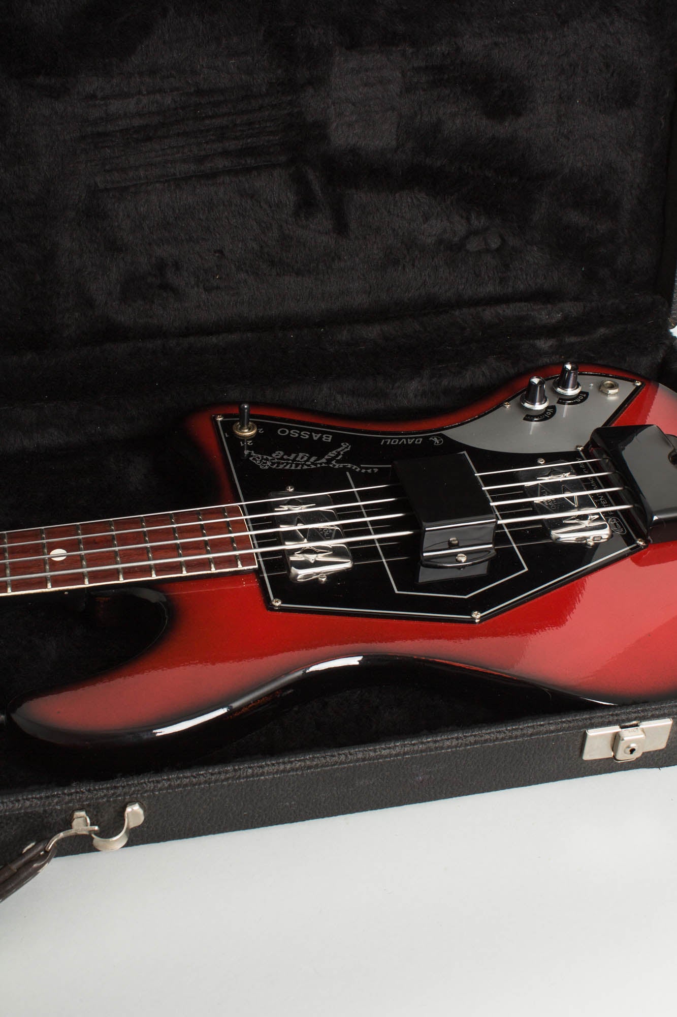 Wandre Tigre Semi-Hollow Body Electric Bass Guitar (1965)