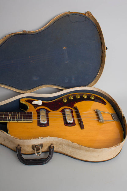 Harmony Stratotone Jupiter Semi-Hollow Body Electric Guitar (1961)