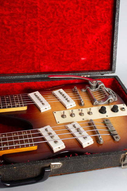 Carvin #4 BS Double Neck Bass & Guitar Solid Body Electric Guitar (1966)