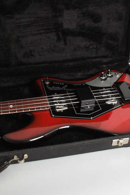 Wandre Tigre Semi-Hollow Body Electric Bass Guitar (1965)