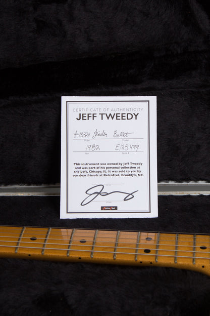 Fender Bullet 1 Owned by Jeff Tweedy of Wilco Solid Body Electric Guitar (1982)
