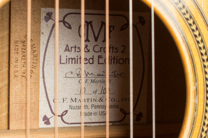 C. F. Martin Arts & Crafts 2 Limited Edition #10 of 100 Flat Top Acoustic Guitar (2007)