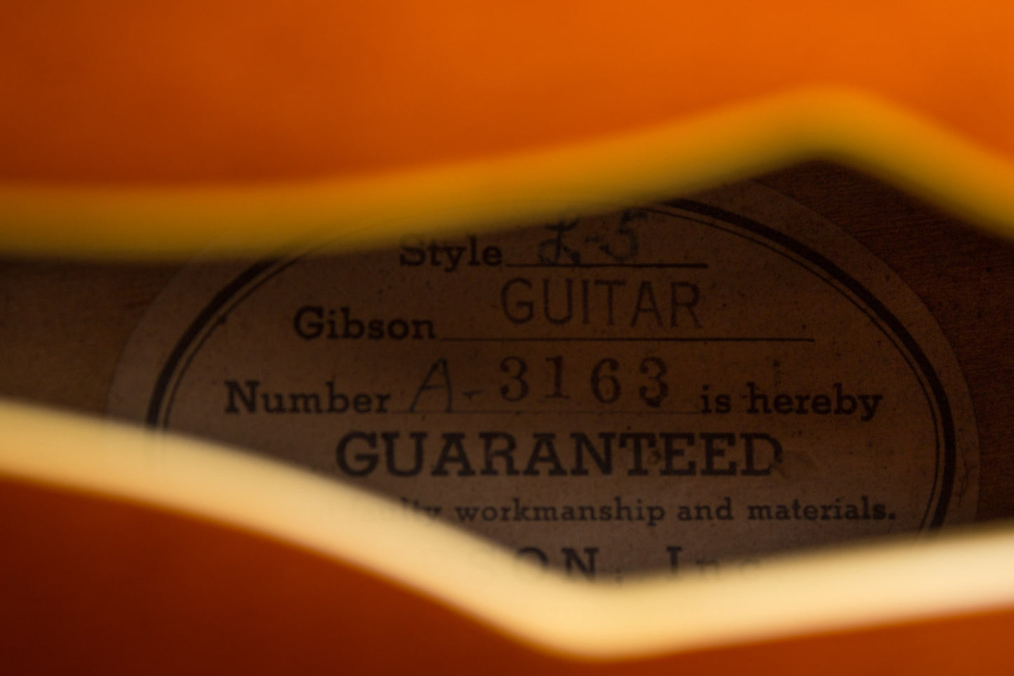 Gibson L-5 Arch Top Acoustic Guitar (1949)