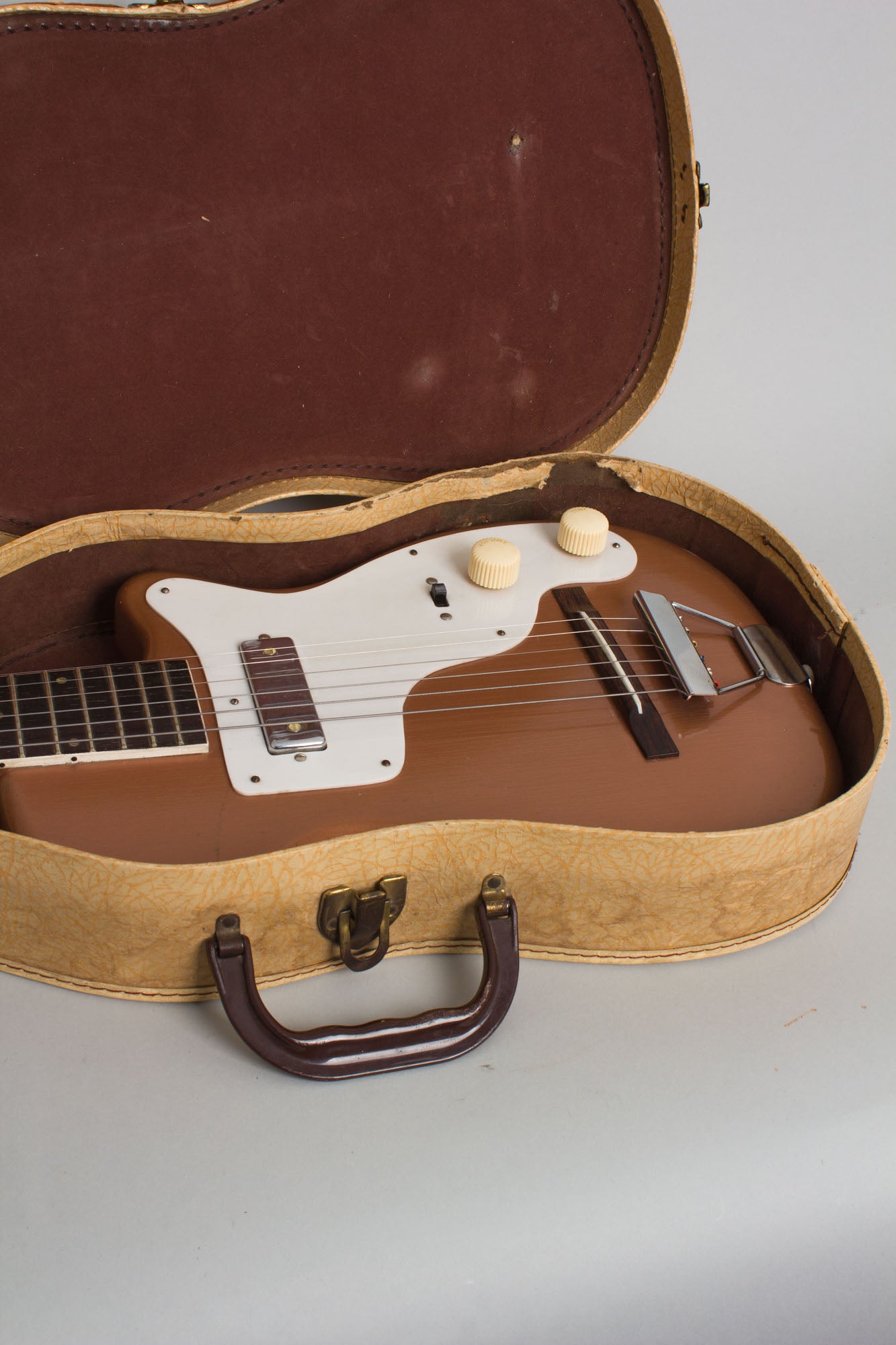Harmony H-44 Stratotone Solid Body Electric Guitar (1956)