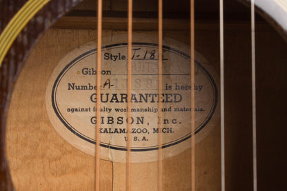 Gibson J-185 Flat Top Acoustic Guitar (1952)