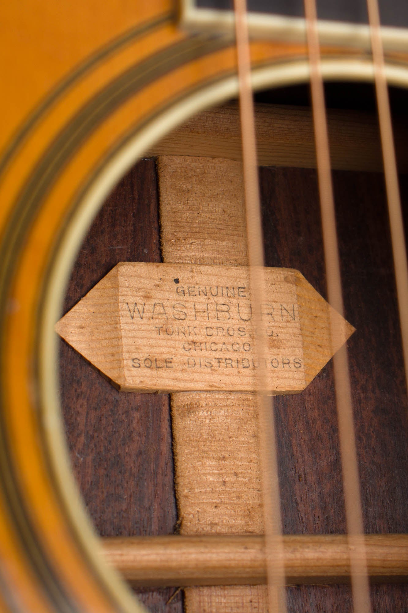 Washburn Model 5238 Deluxe Flat Top Acoustic Guitar (1932)