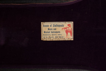 Anastasios Stathopoulo Perfectone Model 25 A.8. Arch Top Mandolin (1913)