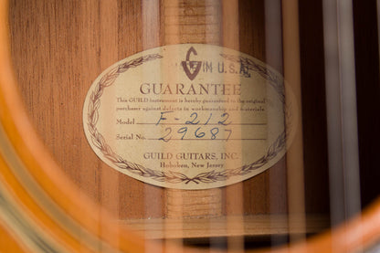 Guild F-212 12 String Flat Top Acoustic Guitar (1964)