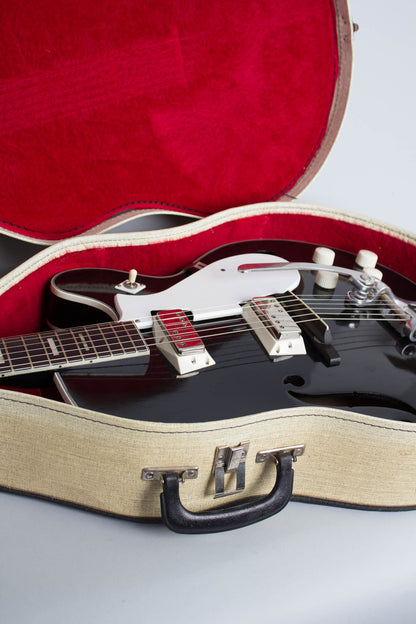 Harmony Silvertone Model 1446L Thinline Hollow Body Electric Guitar (early 1960s)
