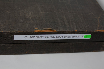 Danelectro Dane D2B4 Owned by Jeff Tweedy of Wilco Solid Body Electric Bass Guitar (1967)