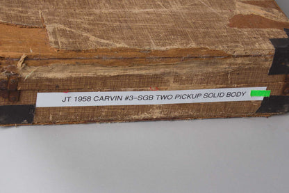 Carvin #3-SGB Two Pickup Owned by Jeff Tweedy of Wilco Solid Body Electric Guitar (1958)