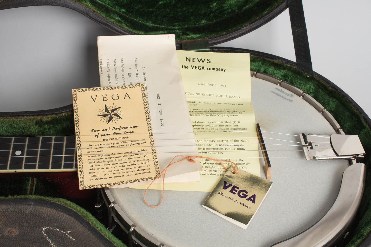 Vega Pete Seeger PS-5 Model Longneck 5 String Banjo (1962)