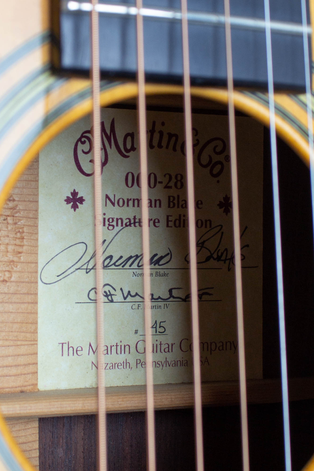C. F. Martin 000-28 Norman Blake Signature Flat Top Acoustic Guitar (2004)
