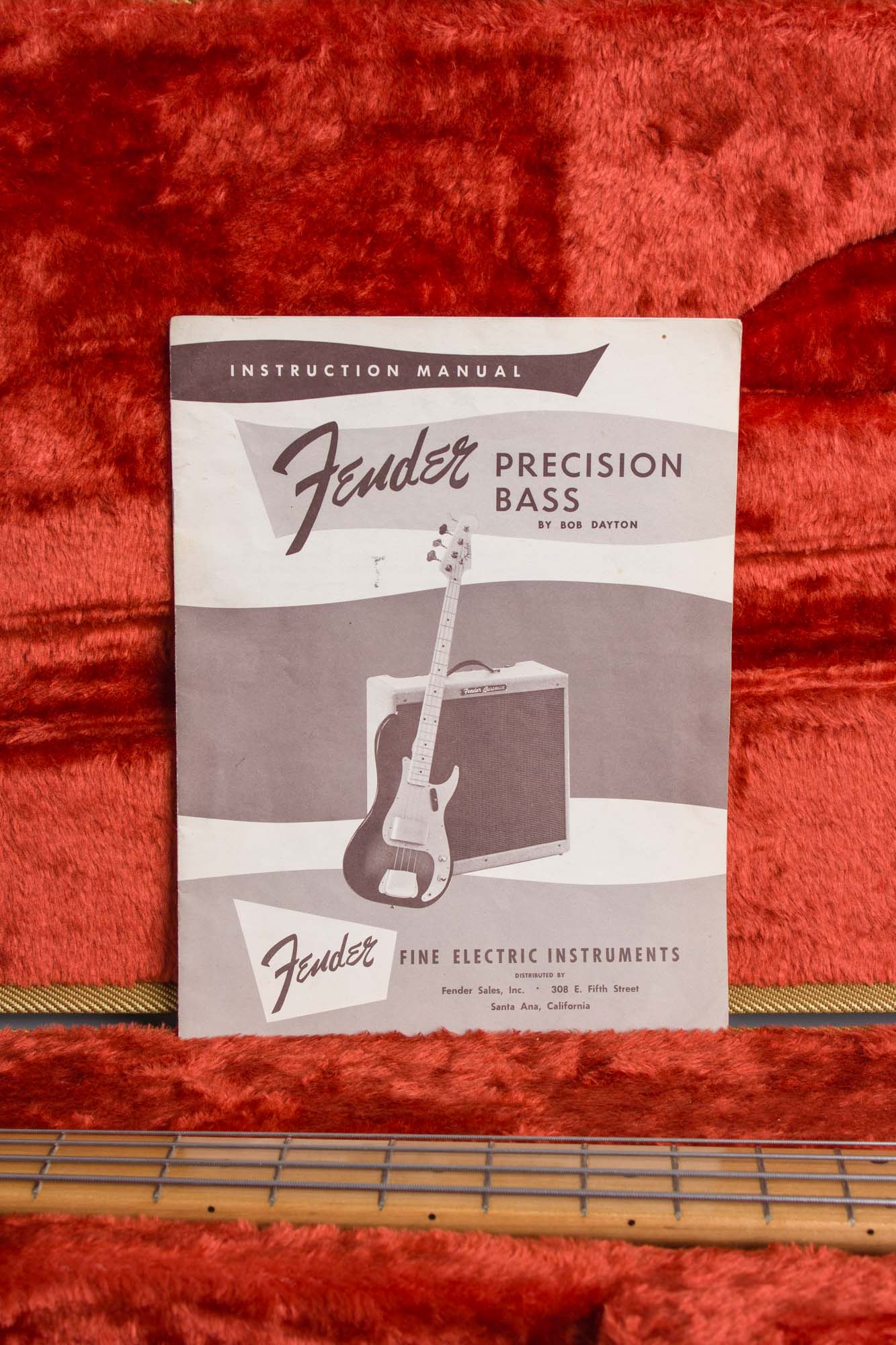 Fender Precision Bass Solid Body Electric Bass Guitar (1958)
