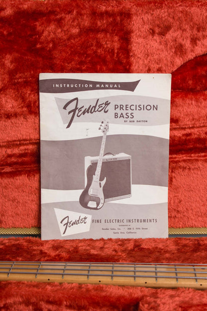 Fender Precision Bass Solid Body Electric Bass Guitar (1958)