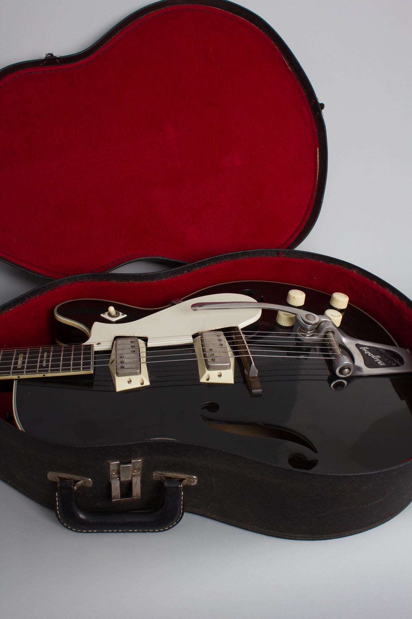 Harmony Silvertone Model 1446L Thinline Hollow Body Electric Guitar (1962)