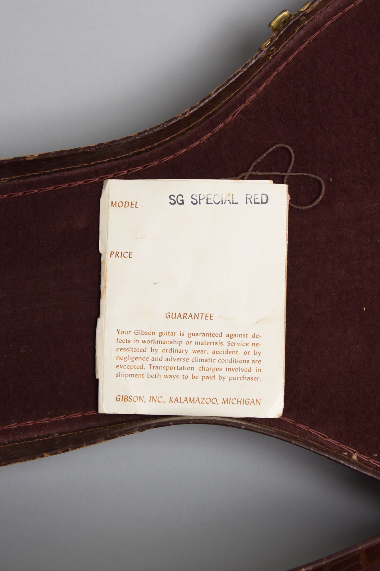 Gibson SG Special Solid Body Electric Guitar (1961)