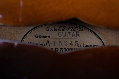 Gibson ES-175D Arch Top Hollow Body Electric Guitar (1953)