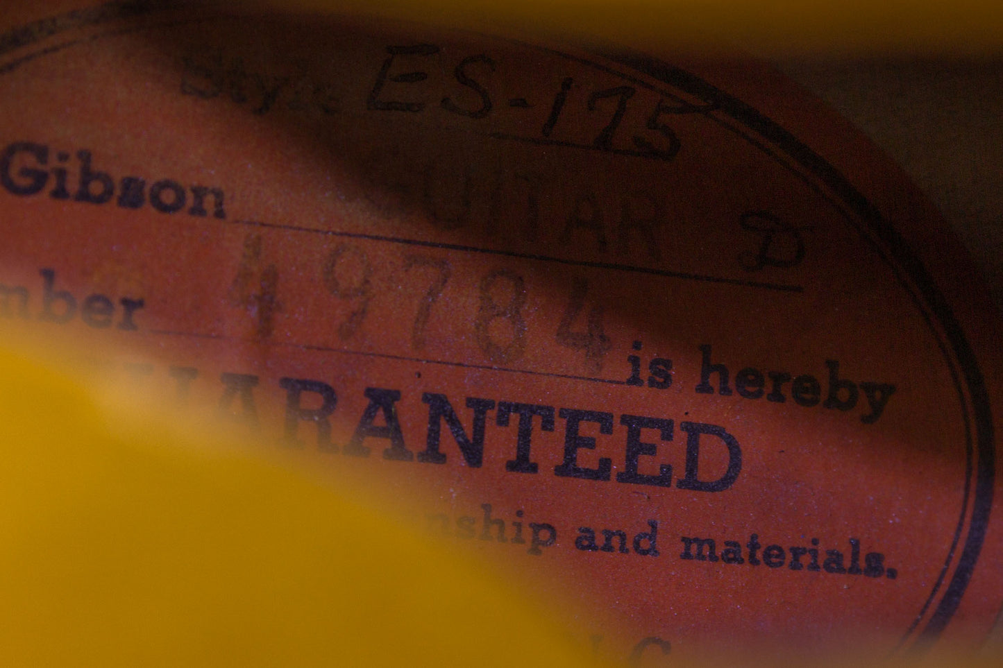 Gibson ES-175D Arch Top Hollow Body Electric Guitar (1962)