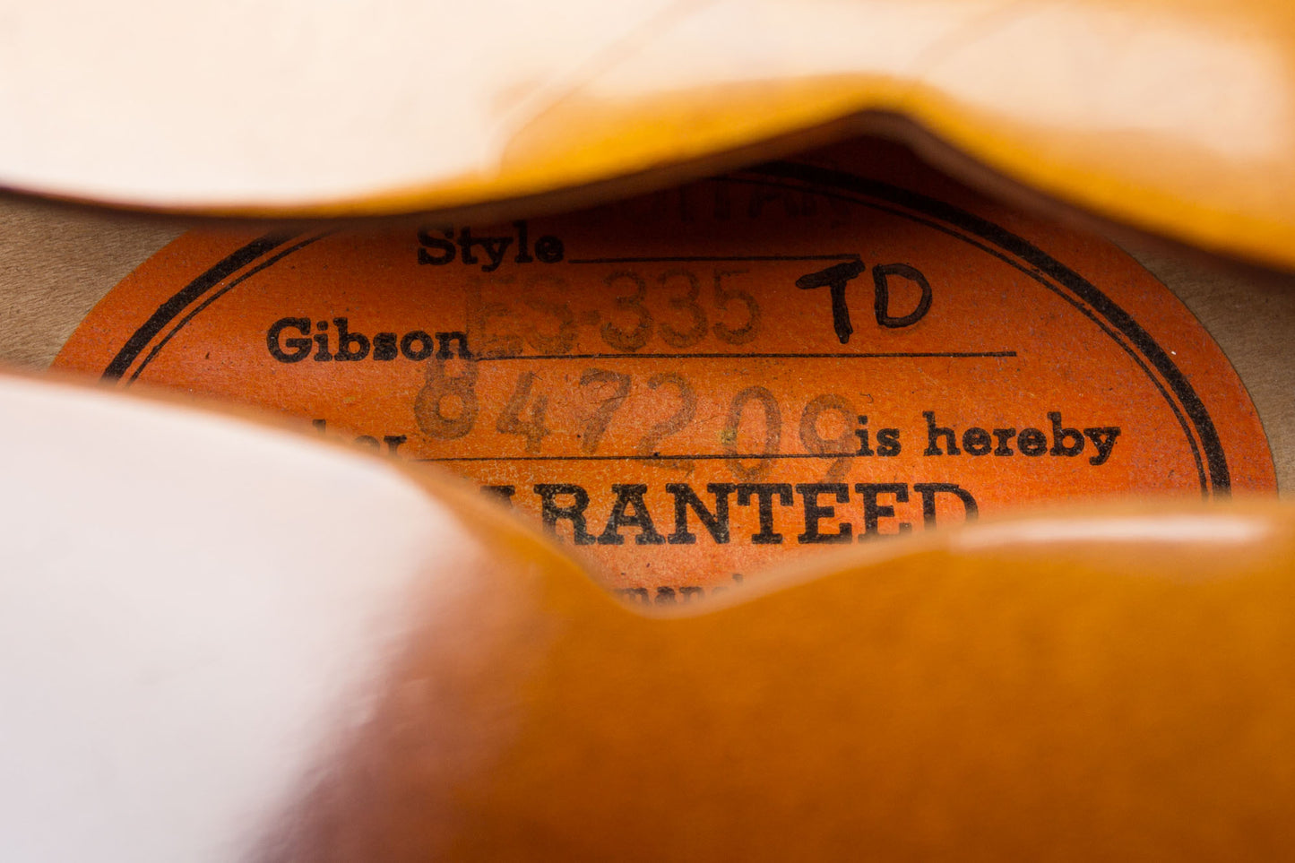Gibson ES-335TD Semi-Hollow Body Electric Guitar (1966)