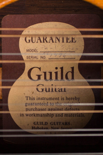 Guild Paul Simon Model F-30 Custom 12 String Flat Top Acoustic Guitar (1968)