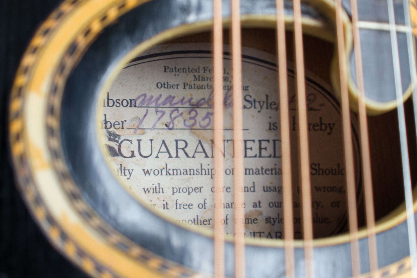 Gibson H-2 Carved Top Mandola (1912)