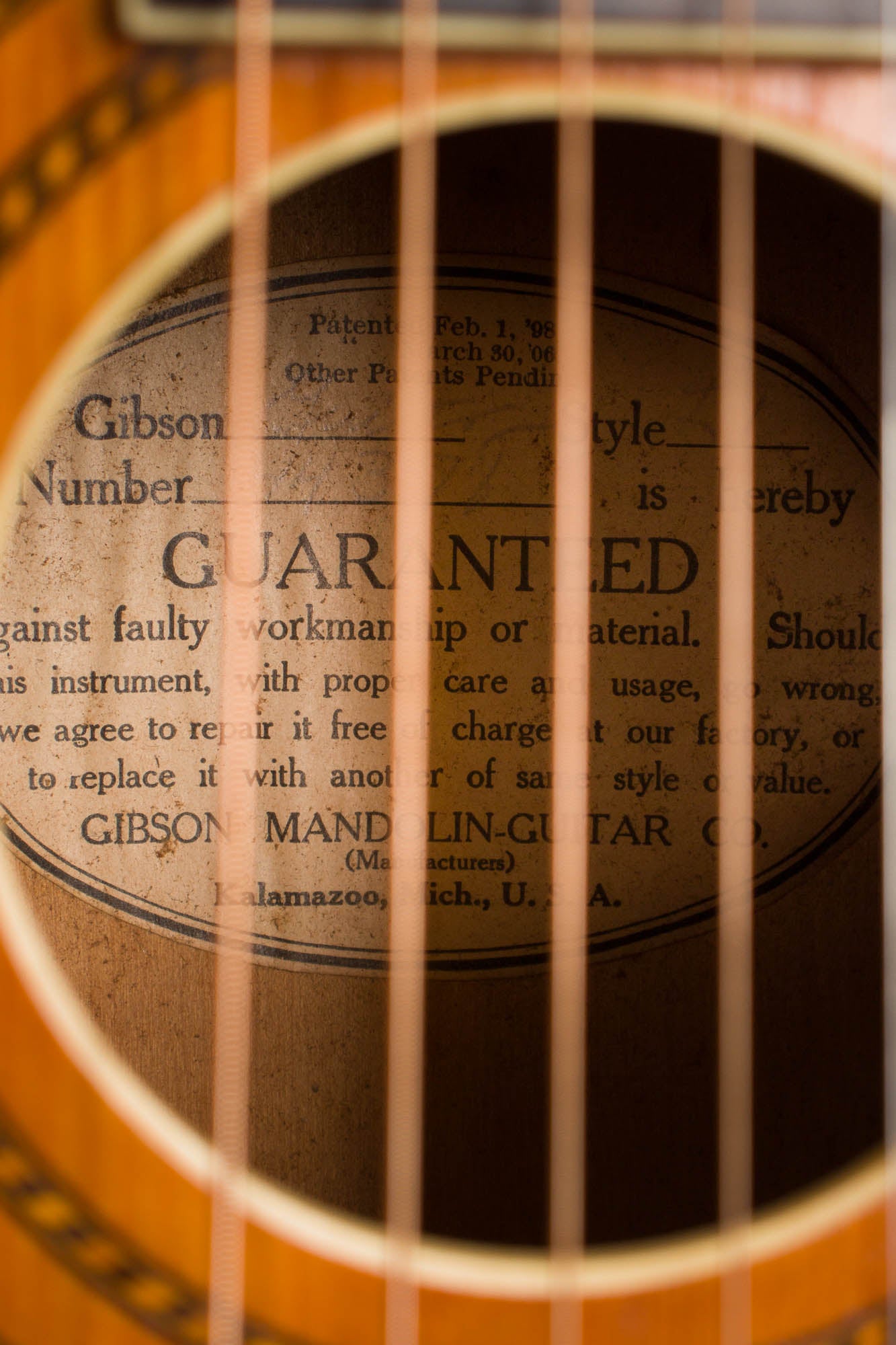 Gibson L-1 Arch Top Acoustic Guitar (1918)