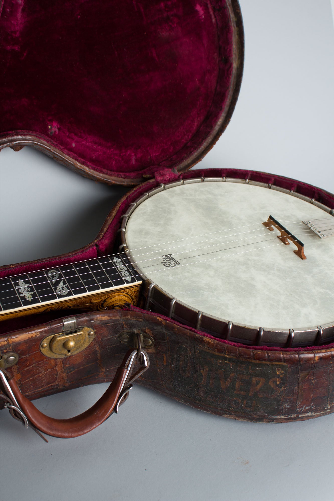 Fairbanks Whyte Laydie # 7 Owned and Used by Otis Mitchell 5 String Banjo (1909)