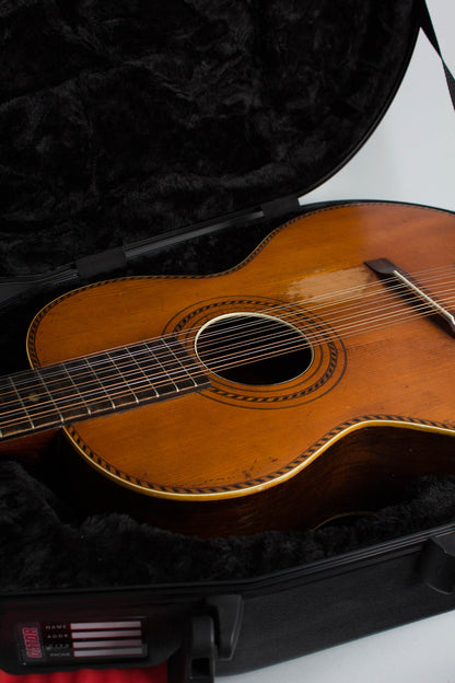 Oscar Schmidt San Jose Artist 12 String Flat Top Acoustic Guitar (1925)
