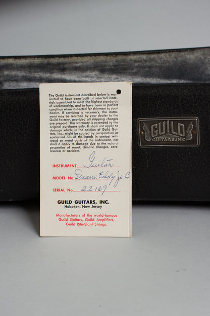 Guild Duane Eddy Jr B Thinline Hollow Body Electric Guitar (1962)