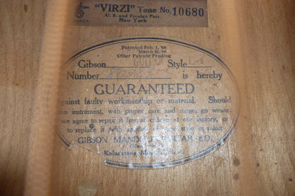 Gibson L-4 with Virzi Tone Producer Arch Top Acoustic Guitar (1925)