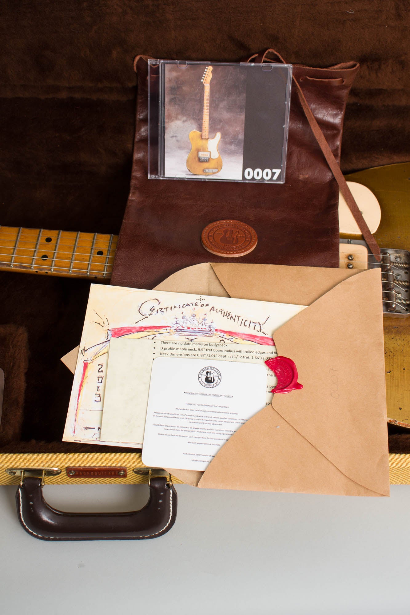 Nacho Guitars Nachocaster Gold Top 1949 Prototype Style Solid Body Electric Guitar (2018)