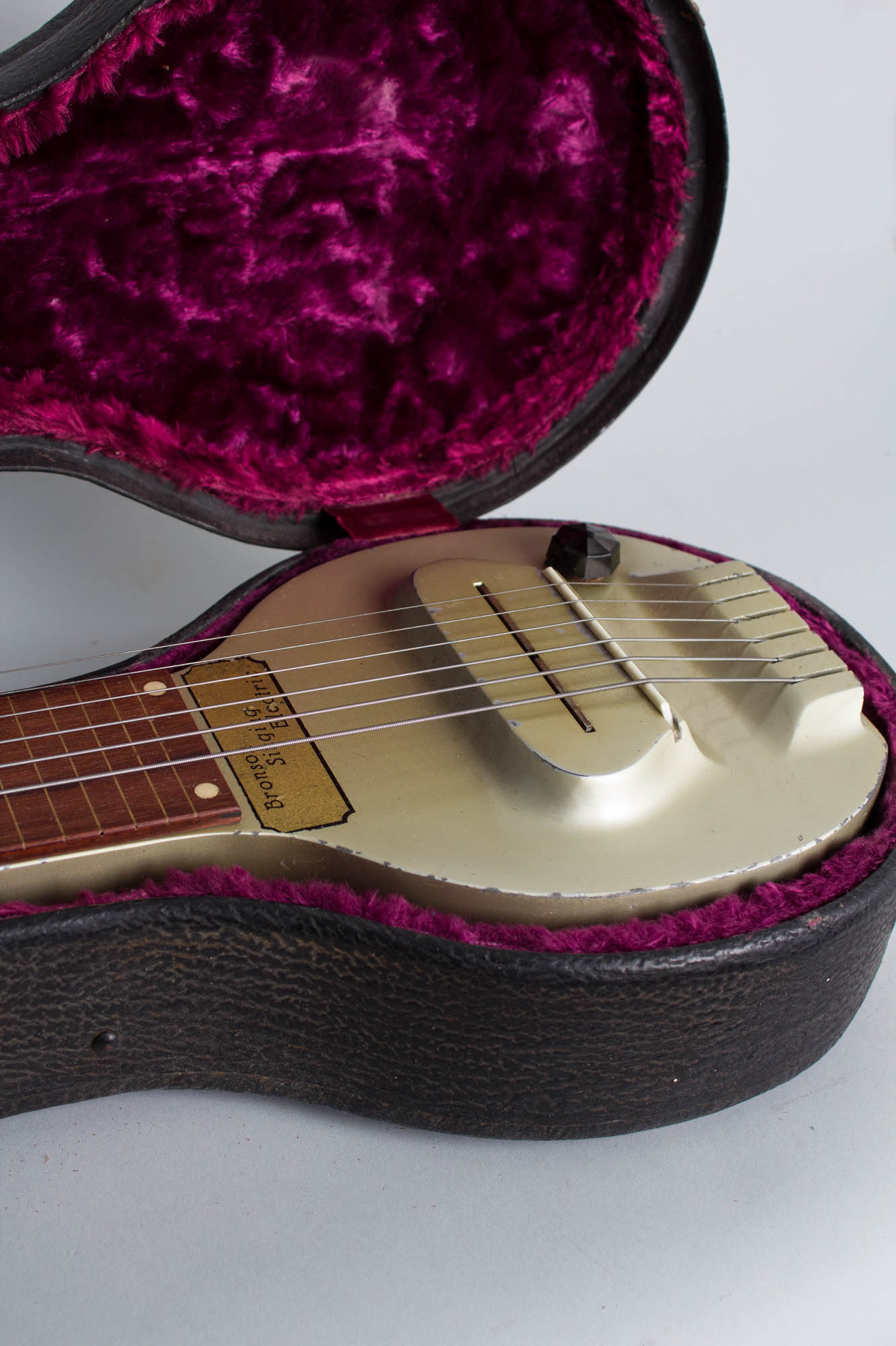 National-Dobro Corp. Bronson Singing Electric Lap Steel Electric with Matching Amplifier Guitar (1935)