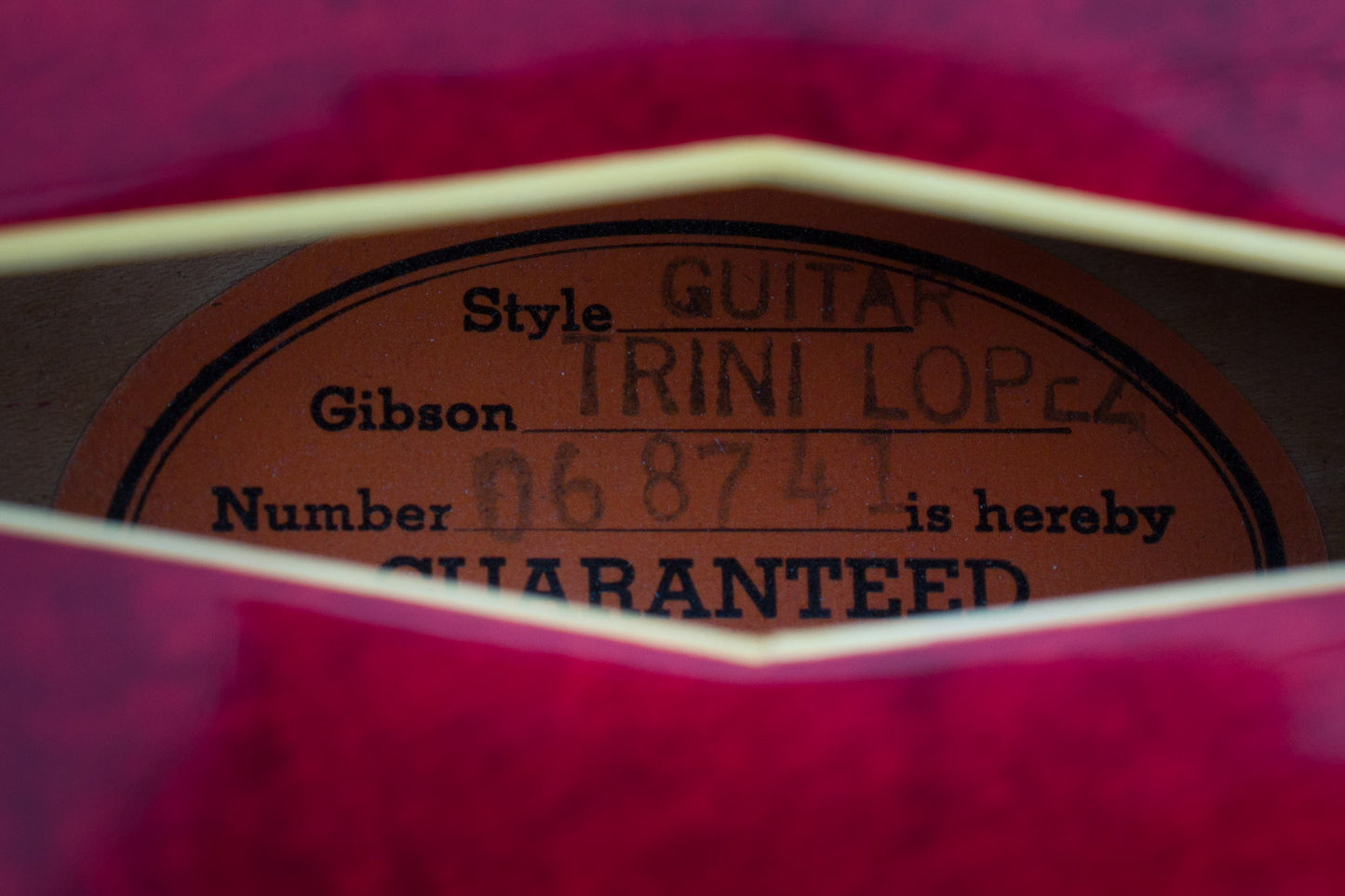 Gibson Trini Lopez Standard Semi-Hollow Body Electric Guitar (1967)