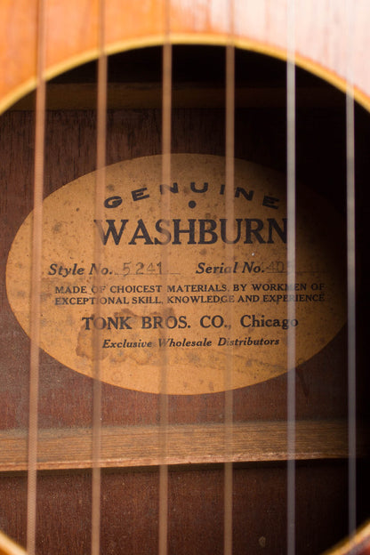 Gibson Washburn Model 5241 Classic Flat Top Acoustic Guitar (1939)