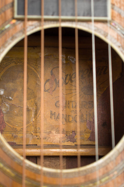Soverign Concert size Flat Top Acoustic Guitar (1920s)