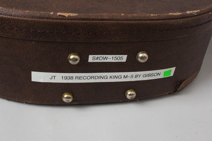 Gibson Recording King Model M-5 Owned by Jeff Tweedy Arch Top Acoustic Guitar (1938)