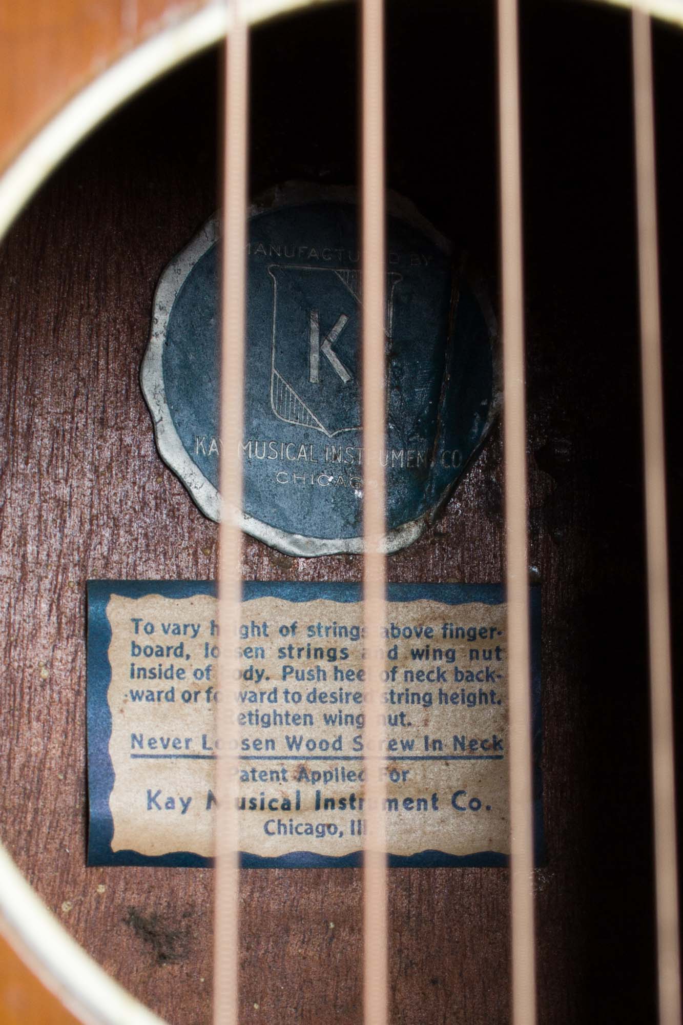 Kay Kay Kraft Venetian Style A Arch Top Acoustic Guitar (1932)