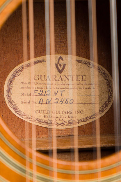 Guild F-212 12 String Flat Top Acoustic Guitar (1970)