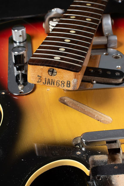 Fender Telecaster Custom with Bigsby Solid Body Electric Guitar (1968)