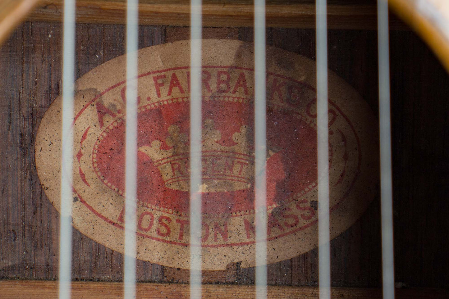 Fairbanks Regent Flat Top Acoustic Guitar (1900)