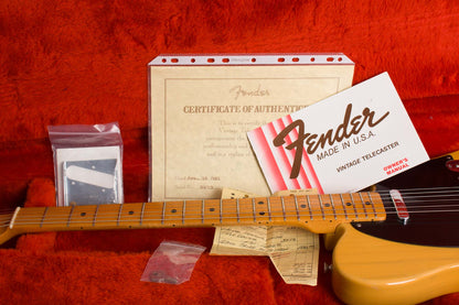 Fender Telecaster '52 Re-Issue AVRI Solid Body Electric Guitar (1982)