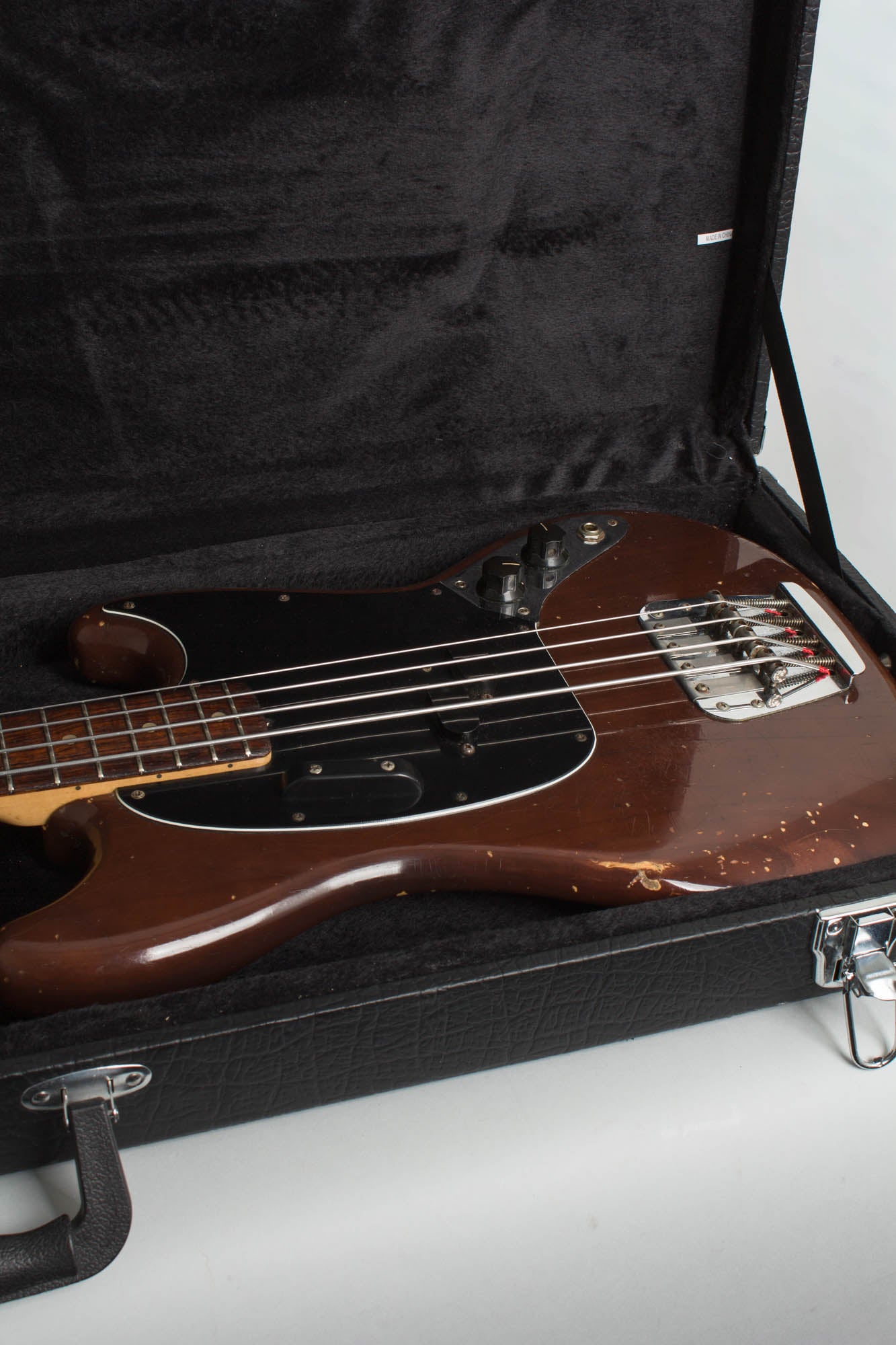 Fender Mustang Solid Body Electric Bass Guitar (1975)
