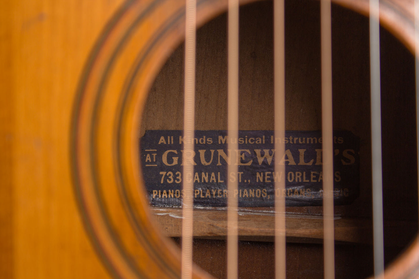 Grunewald 3/4 Size Flat Top Acoustic Guitar (1905)