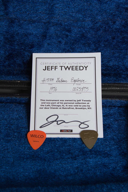 Gibson Explorer Owned by Jeff Tweedy of Wilco Solid Body Electric Guitar (1976)