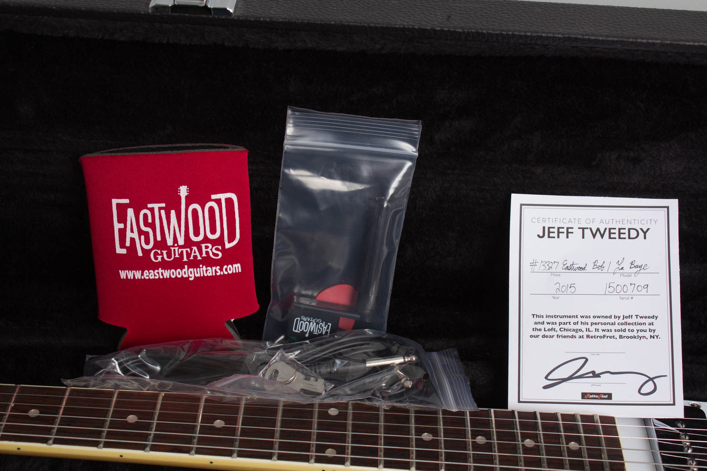 Eastwood Devo Bob 1 Signature La Baye 2X4 Owned by Jeff Tweedy of Wilco Solid Body Electric Guitar (2015)