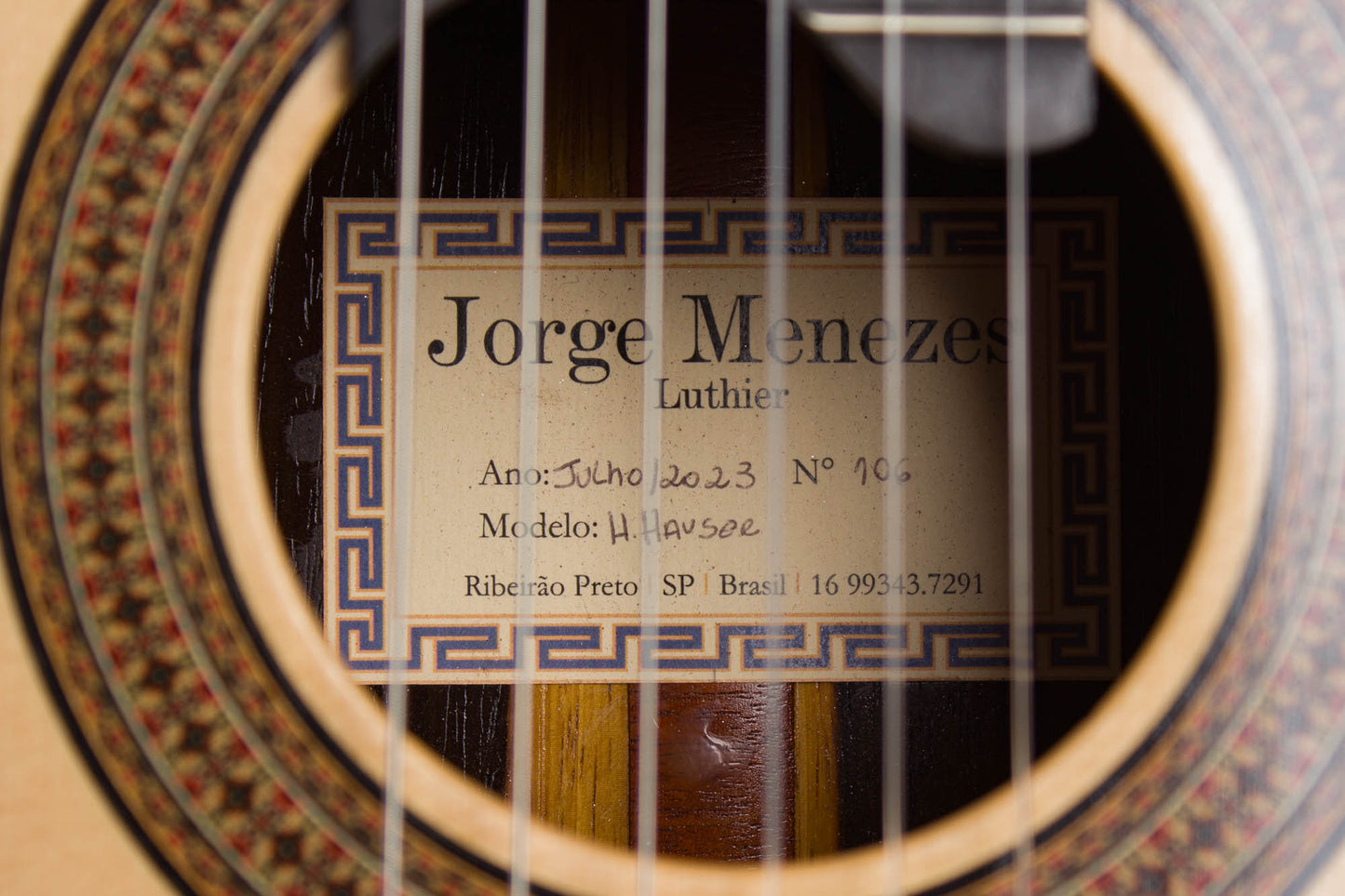 Jorge Menezes Hermann Hauser Style Classical Guitar (2023)