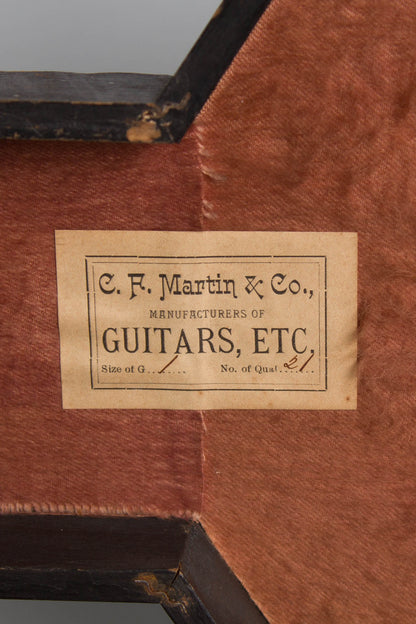 C. F. Martin 1-21 Flat Top Acoustic Guitar (1880)