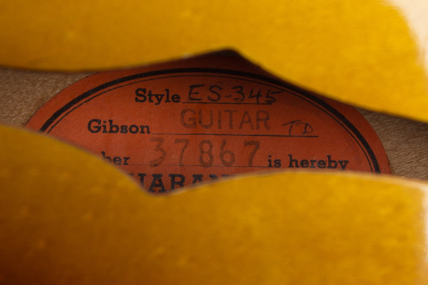 Gibson ES-345TD Semi-Hollow Body Electric Guitar (1961)