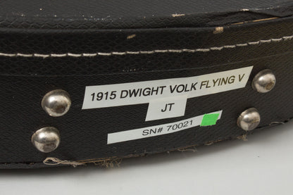 Dwight Volk Model Flying V Owned by Jeff Tweedy of Wilco Solid Body Electric Guitar (2010s)